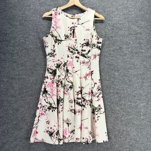 Danny & Nicole Floral Midi Dress - Pink and Black
